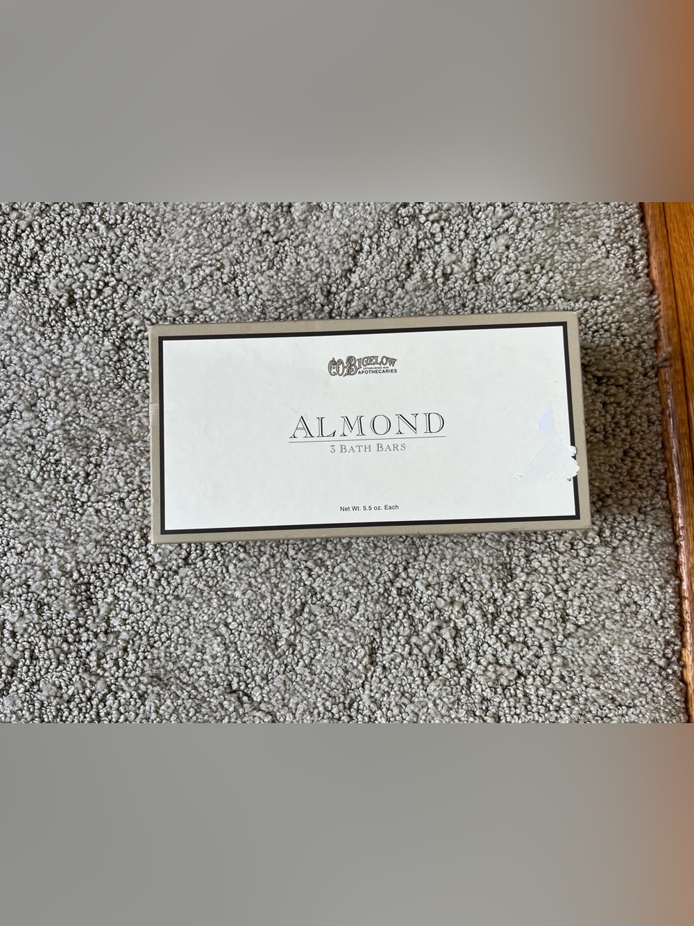 C.O. Bigelow Almond Soap Bars. 
*BUY ONE BOX GET SECOND BOX FREE*